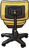 wheel Chair Yellow